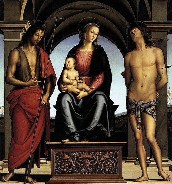 The Madonna between St John